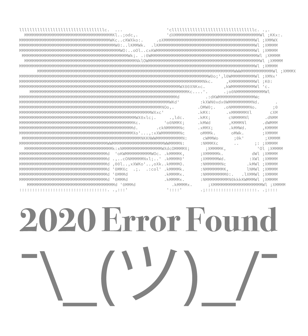 YO CLAS! MTV 2020 ERROR FOUND brand campaign logo